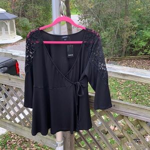 NWT Torrid Wrap Top